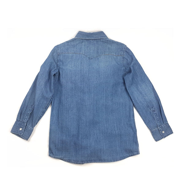 New with tags. LEVI's denim shirt - 10 years (140cm)