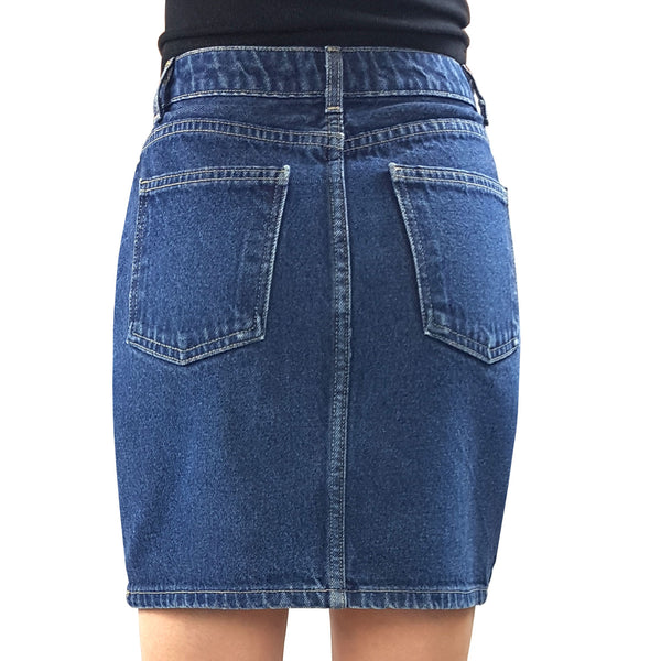 AMERICAN APPAREL denim mini-skirt - size 38
