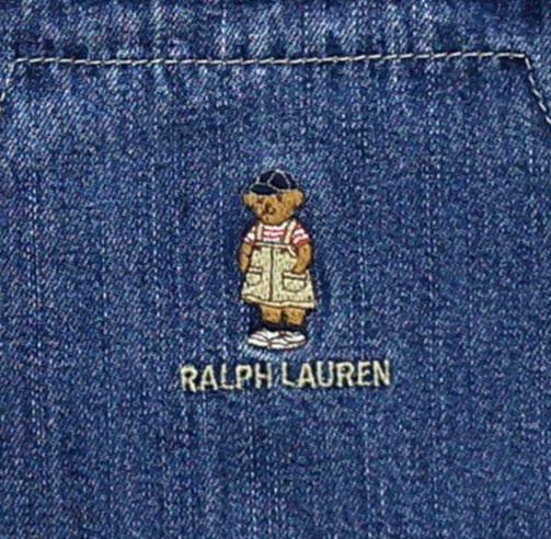 RALPH LAUREN Robe en jeans vintage  - 2 ans (92/94cm)