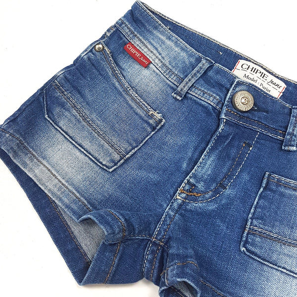 New with tags. CHIPIE denim short - 8Y (128cm) girl