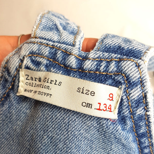 Robe salopette en jeans - 9 ans (134cm)