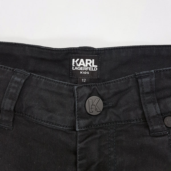 Karl Lagerfeld Black slim pant - 12 years (152cm) boy