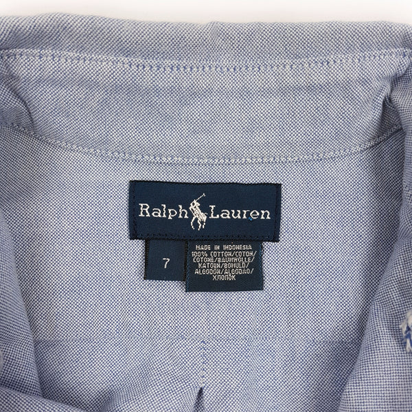 RALPH LAUREN Basic Oxford Hemd - 7/8 Jahre (124-134cm)
