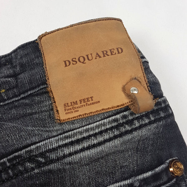 DSQUARED2  distressed-effect slim jeans - size 36